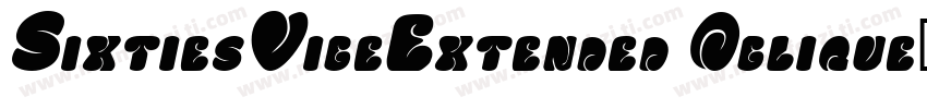 SixtiesVibeExtended Oblique字体转换